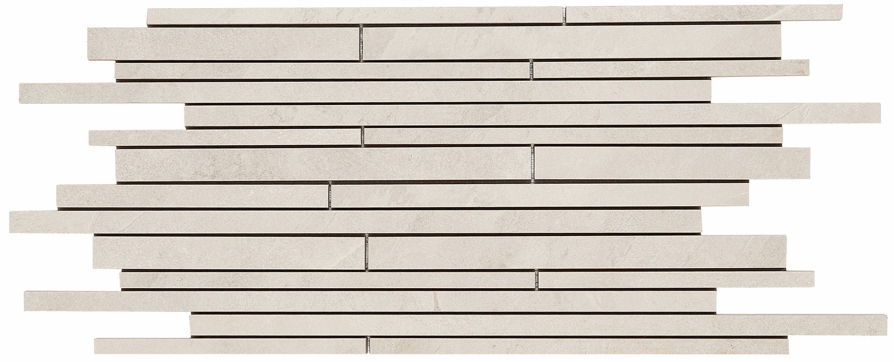 Daltile Delegate Off White Random Linear porcelain mosaic