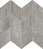 Daltile Famed Fortune marble-look chevron mosaic