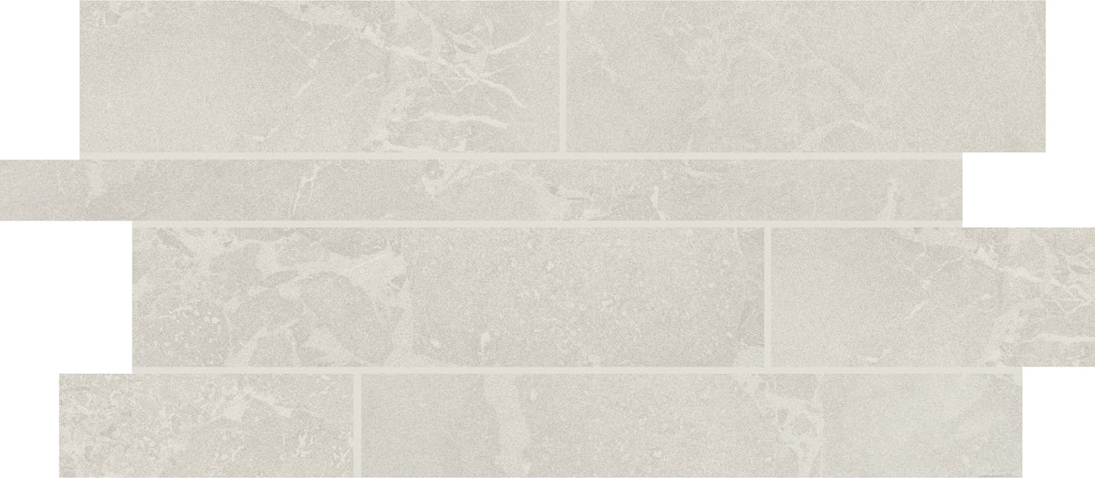 Daltile Enlite Illuminate random linear porcelain mosaic