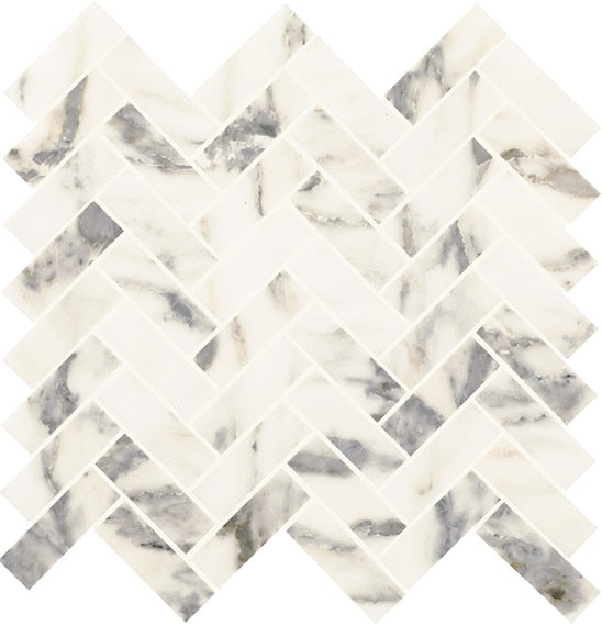 Daltile Eclessia Marble - Arabescato Argento tile