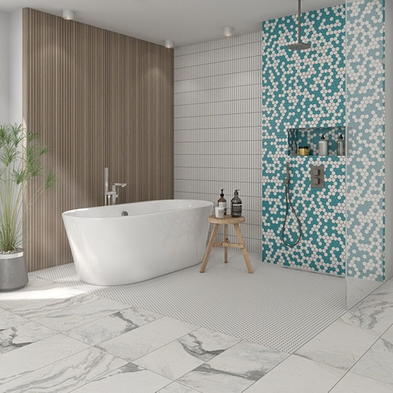 Daltile Color Wheel Mosaic tile