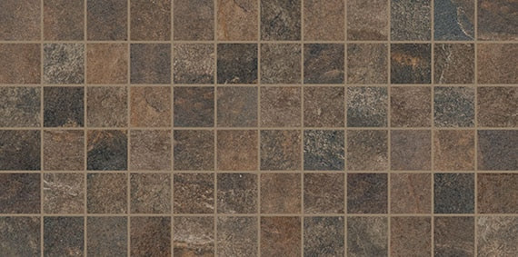 Daltile Slate Attache - Multi Brown tile