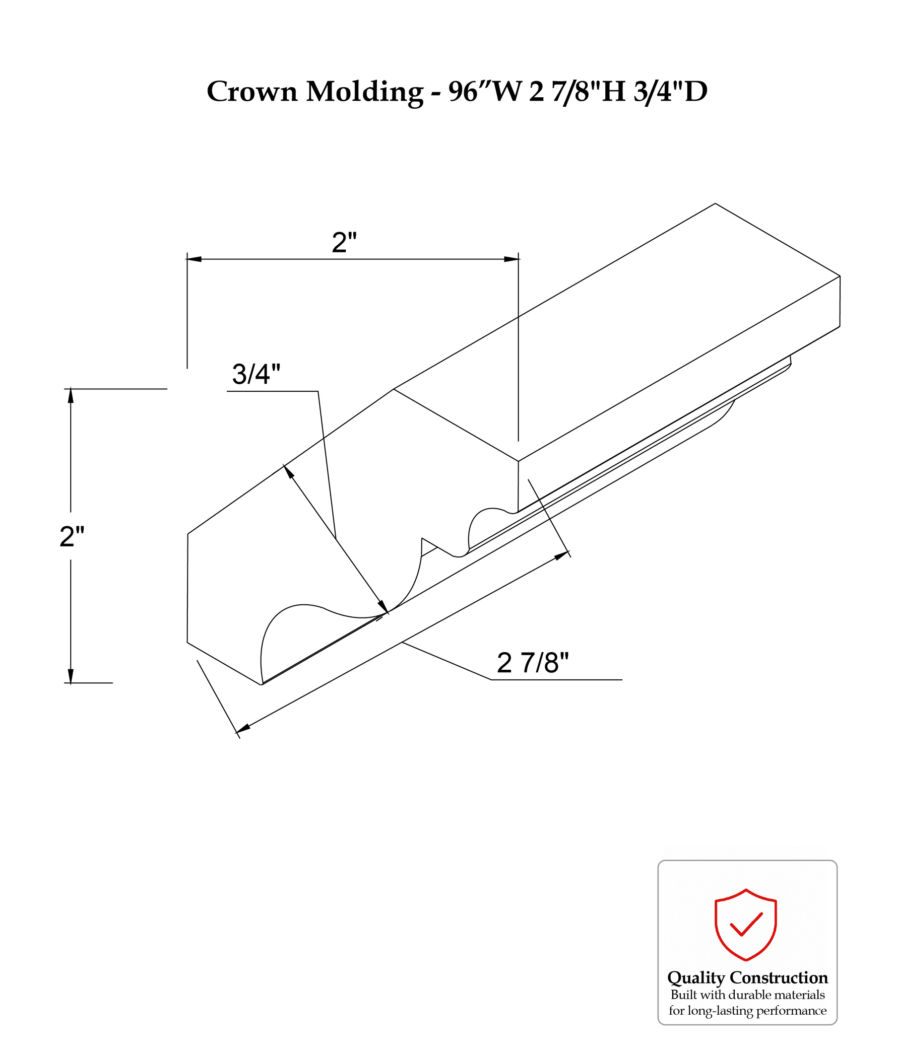 RHC-SIG-L-CM8 - Specification Drawing