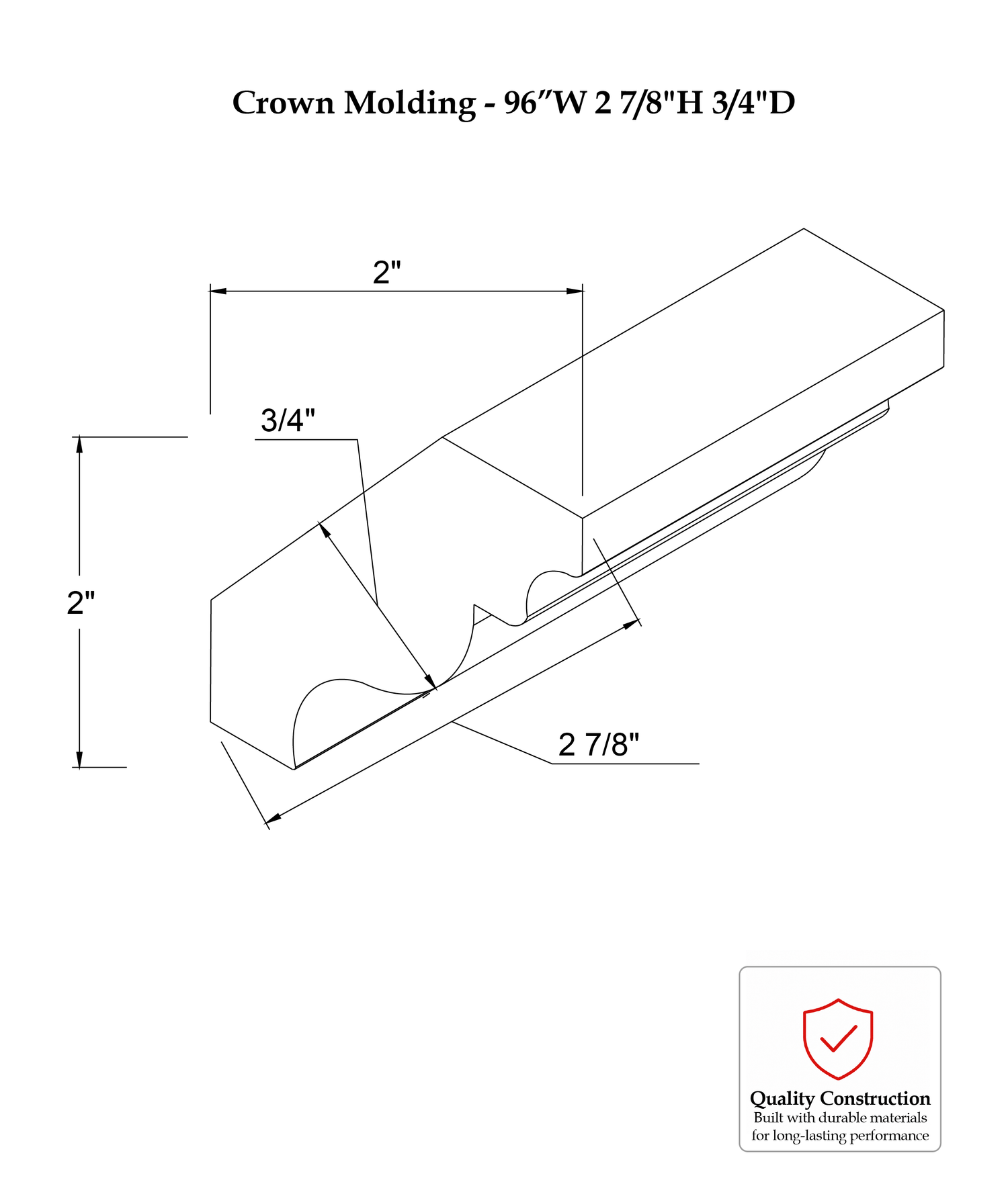 RHC-SIG-O-CM8 - Specification Drawing