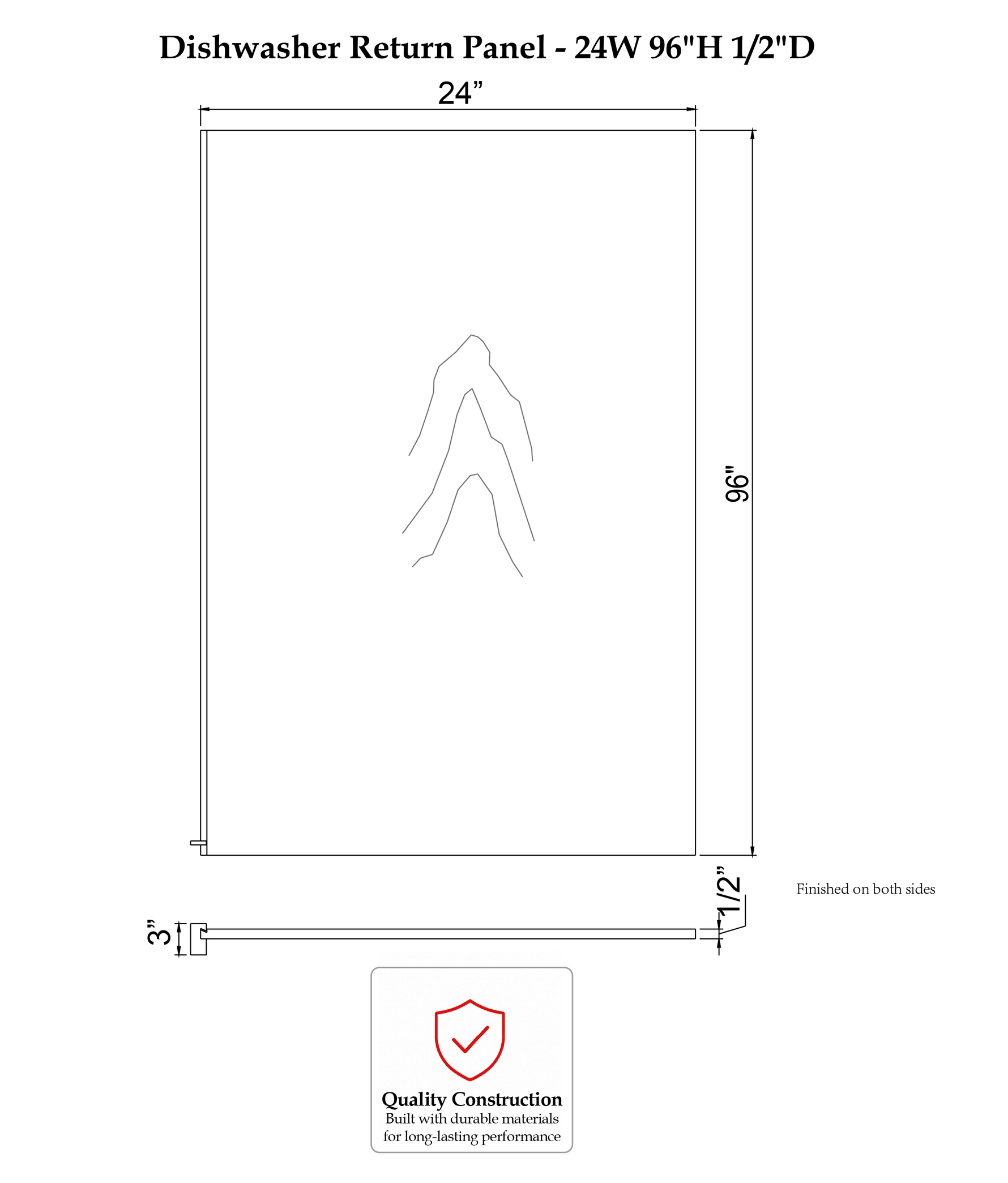 RHC-SIG-N-DWR3 - Specification Drawing