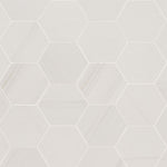 MSI Eden Marble-Look Porcelain Mosaics - Dolomite 3x3 Hexagon Matte
