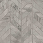 MSI Eden Marble-Look Porcelain Mosaics - Bardiglio Chevron 12x15