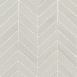 MSI Eden Marble-Look Porcelain Mosaics - Dolomite Chevron 12x15