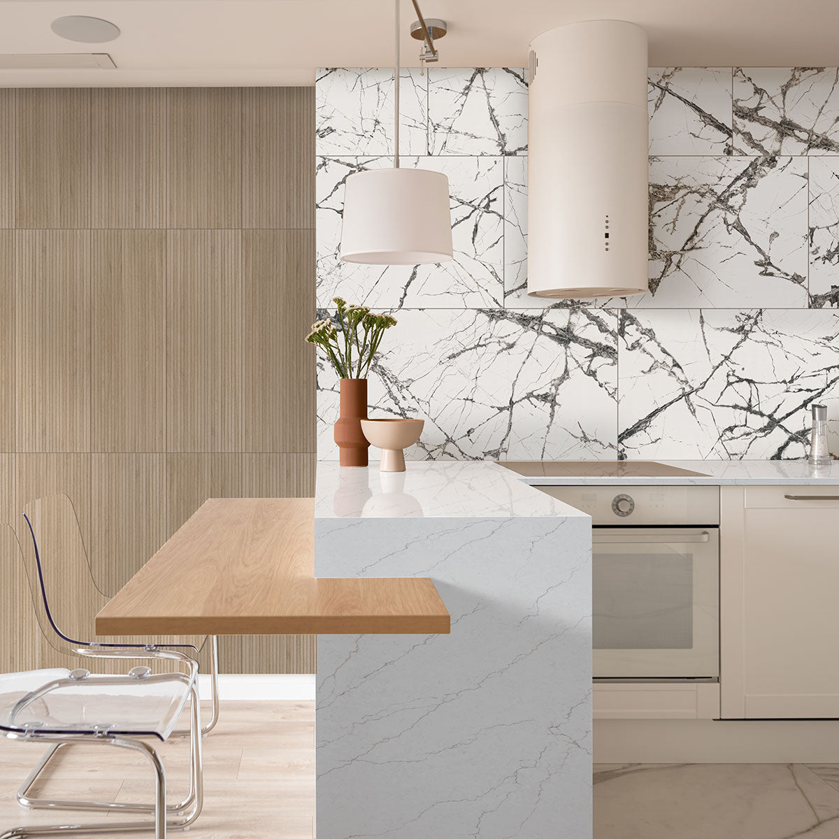 Exotika Lux Iceberg White kitchen