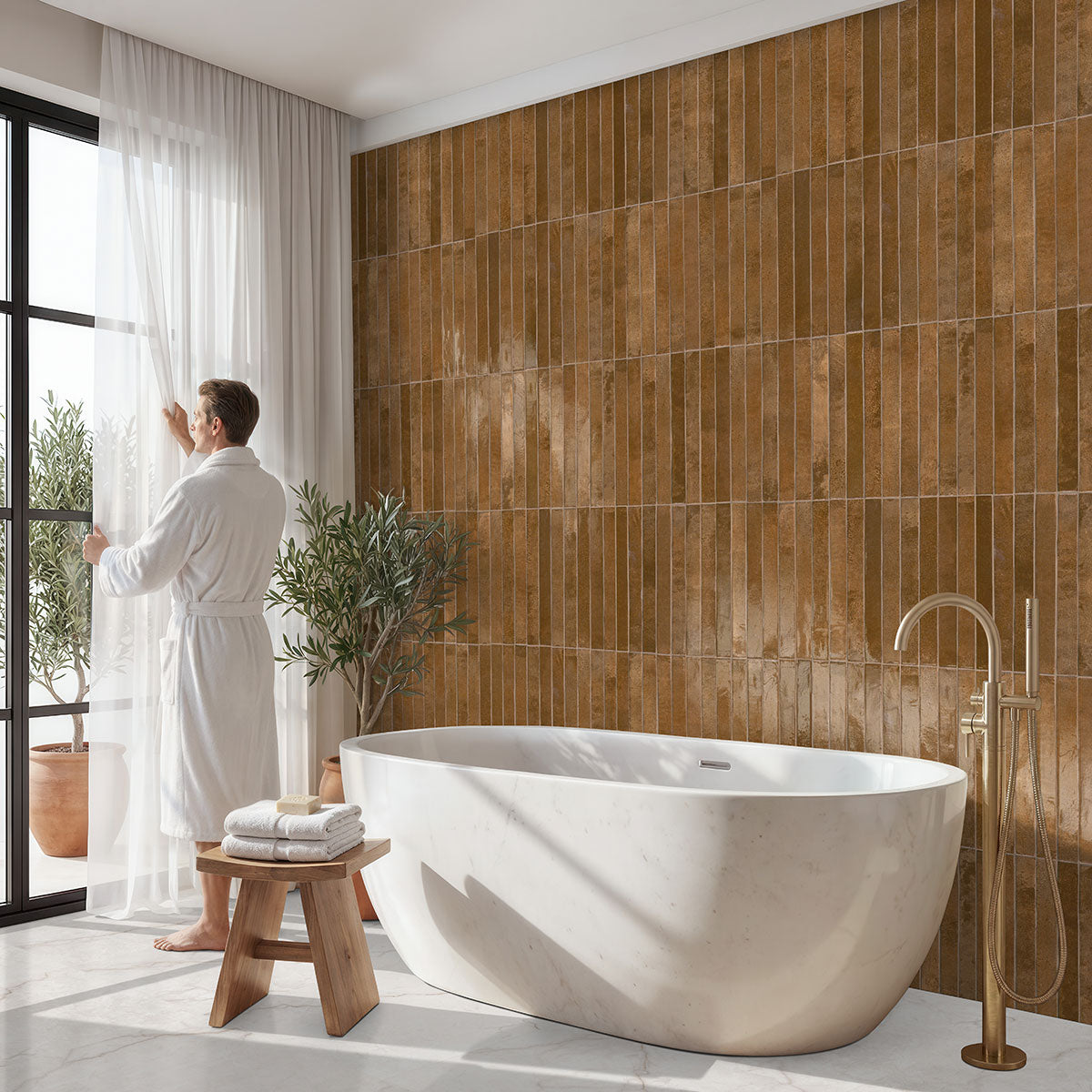 Flamenco Derby Bronze bathroom