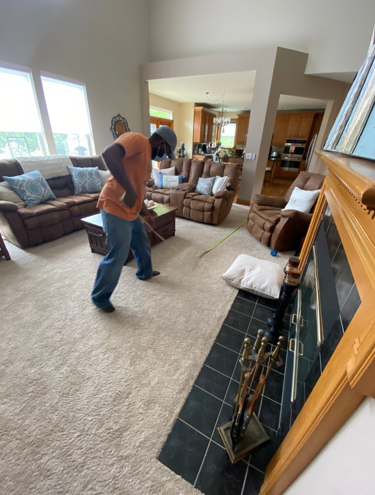 measuring for new flooring using EFF floor measure calculator