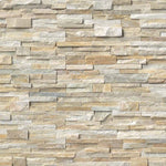 MSI Rockmount Golden Honey quartzite splitface ledger panel 6x24