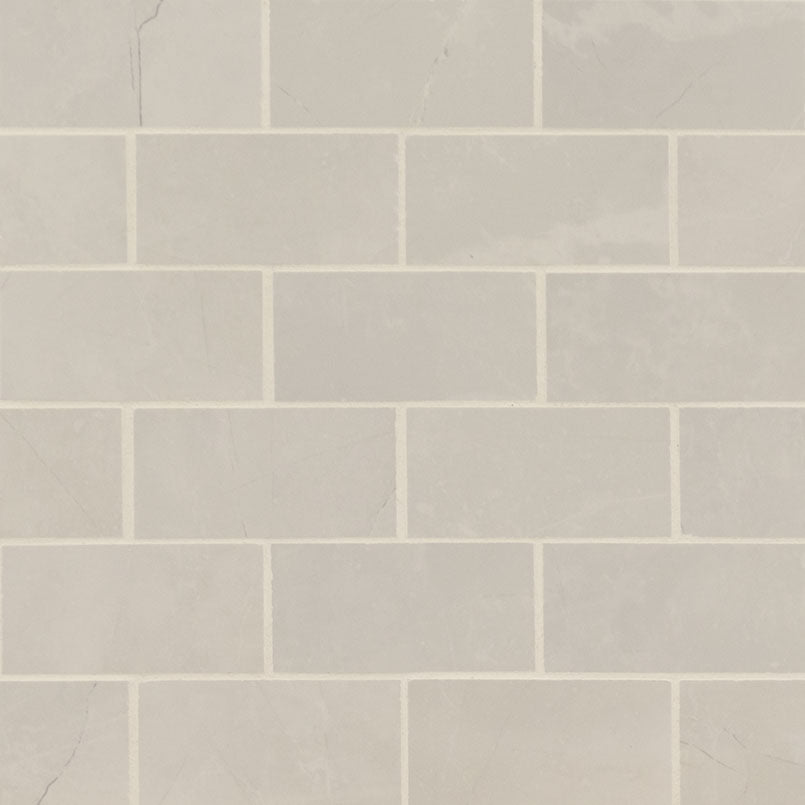 MSI Sande Porcelain Mosaics - Ivory 2x4 Polished