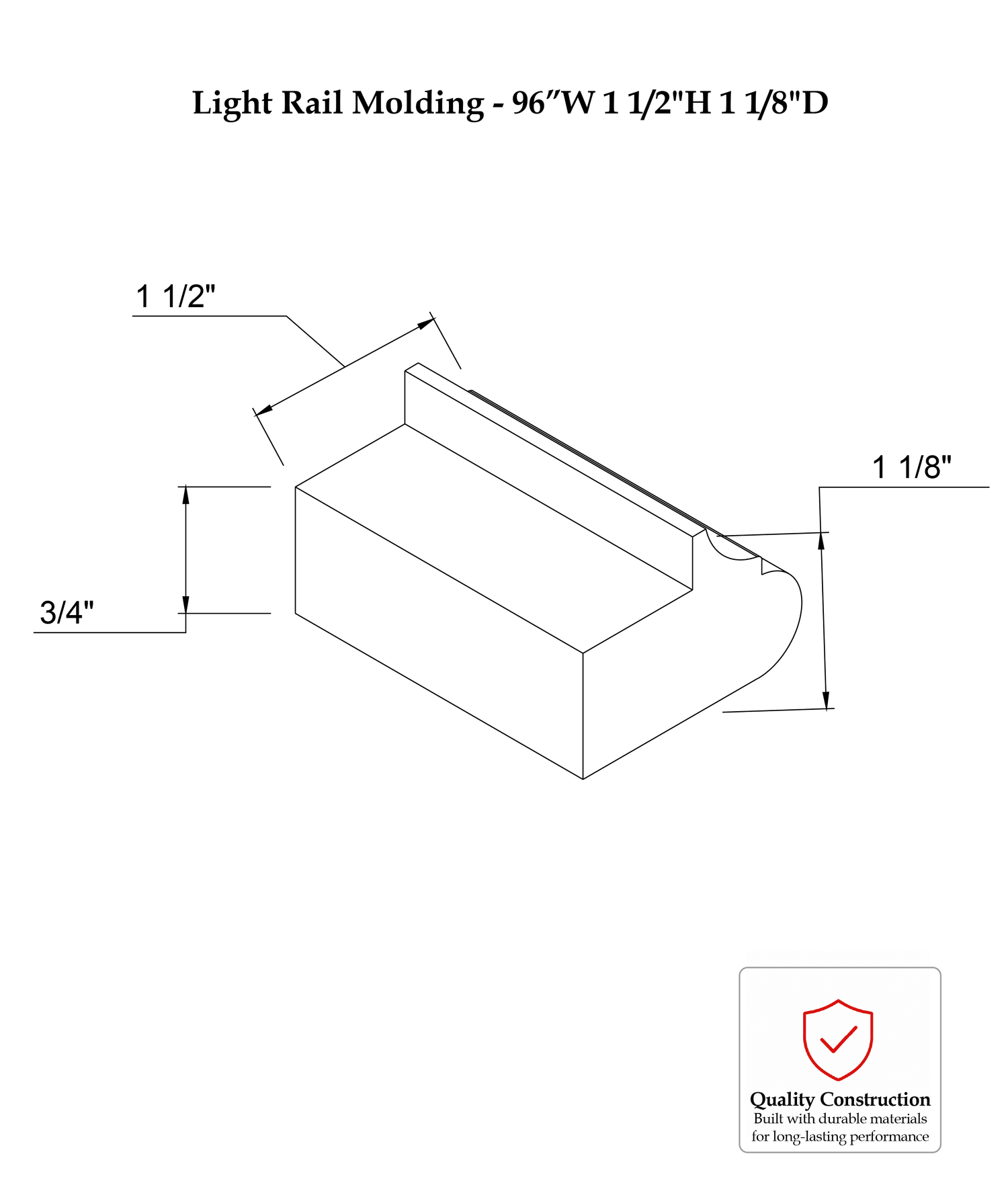 RHC-SIG-W-ALRM8 - Specification Drawing