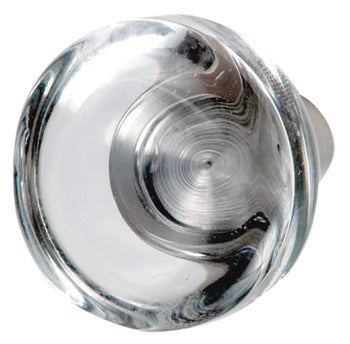 Knob Cryst Sta St/Cry Clr M4 40Mm