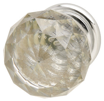 Knob Astral Zinc Pol Chr/Cry Clr M4 30Mm