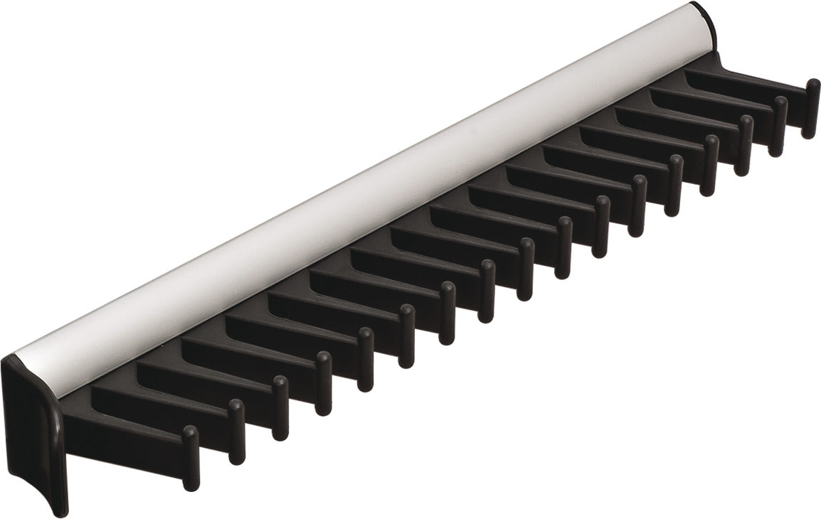 Häfele Synergy Tie Rack — Matte Aluminum
