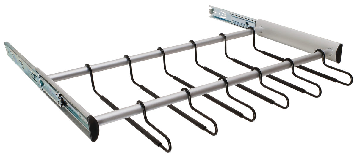 Häfele Synergy Pants Rack — Matte Aluminum