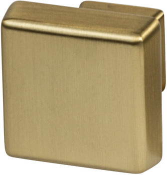 Knob Blackrock Zn Gold Cham 8-32 38X38Mm