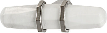 Knob Car Zn Wh Mrbl/Sat Ni 8-32 64Mm