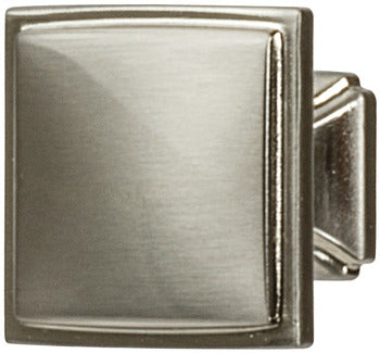 Knob Bridges Zn Satin Ni 8-32 32X32Mm