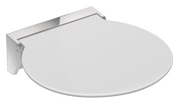 Hewi Hinged Seat R380 Anthr Gr W/White