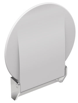 Hewi Hinged Seat R380 Anthr Gr W/White