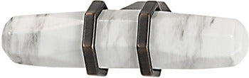 Knob Car Zn Wh Mrbl/Orb 8-32 64Mm