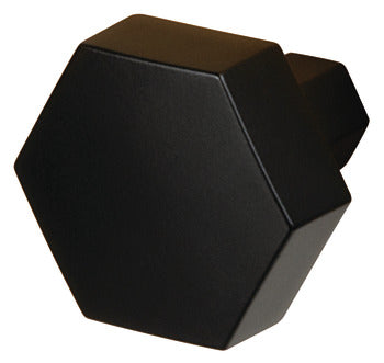 Knob Caliber Zn Matt Blk 8-32 32Mm