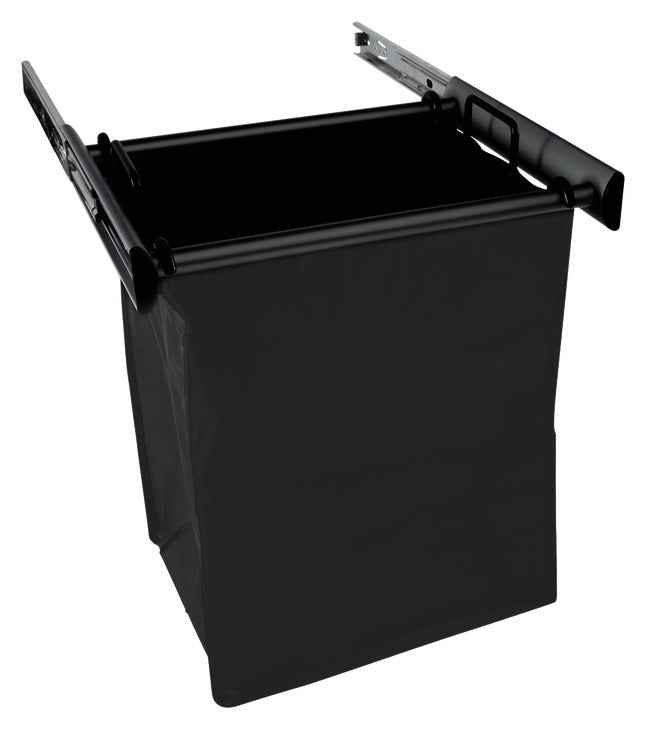 Häfele Synergy Pull-Out Hamper — Black