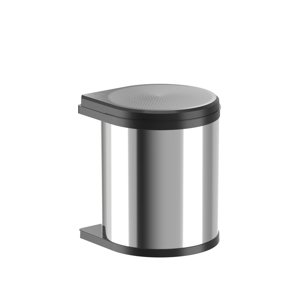 Häfele Mono Waste Bin — Stainless & Black