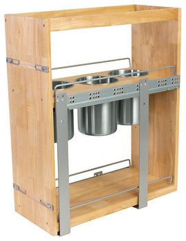 Häfele Elemental Wood Canister Pull-Out