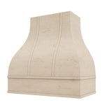 Rose Hill Cabinets Bell Style With Strapping Wood Range Hood — by Emerald Fern Finishes