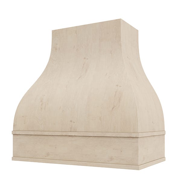 Rose Hill Cabinets Bell Style Straight Wood Range Hood — by Emerald Fern Finishes