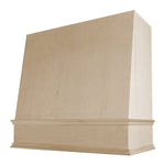 Rose Hill Cabinets Angled Wood Range Hood — by Emerald Fern Finishes
