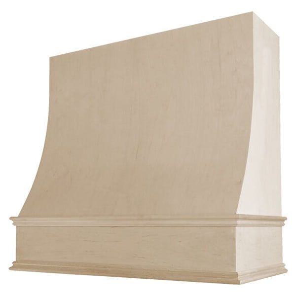 Rose Hill Cabinets Sloped Wood Range Hood — by Emerald Fern Finishes