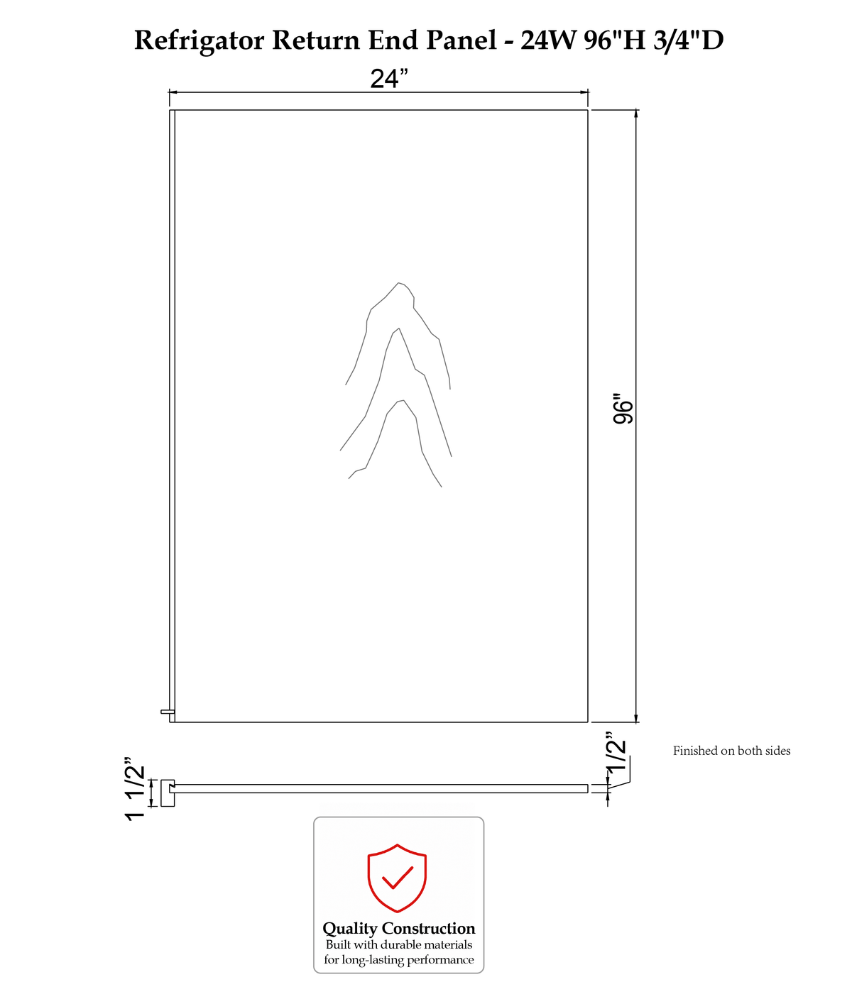 REF2496-1.5 - Specification Drawing