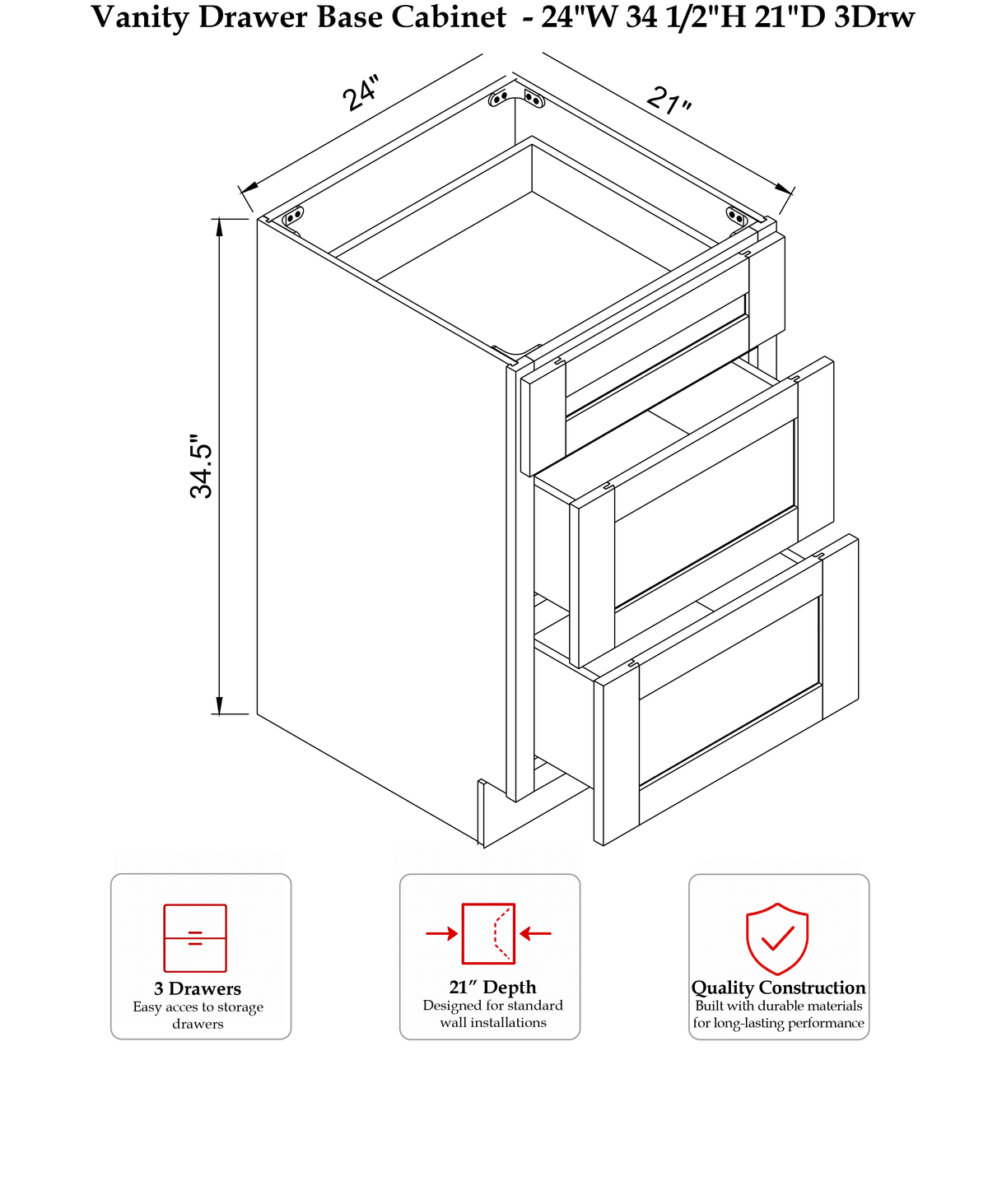 VDB24 - Specification Drawing