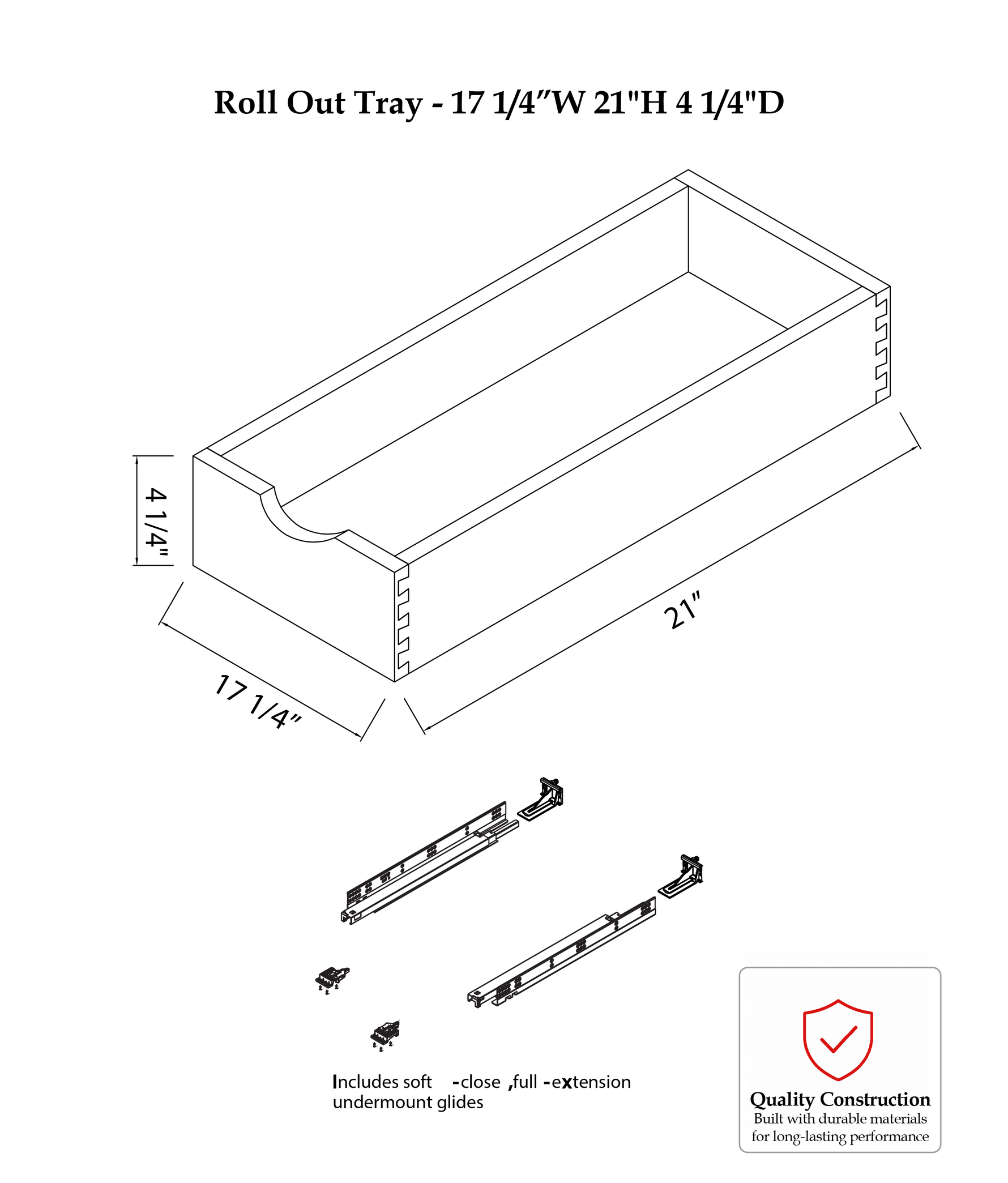 RHC-STU-WO-RT18 - Specification Drawing