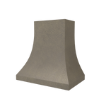 Rose Hill Cabinets Curved Metal Range Hood in Bronzed Iron