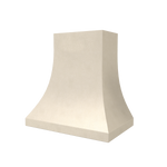 Rose Hill Cabinets Curved Metal Range Hood in Champagne