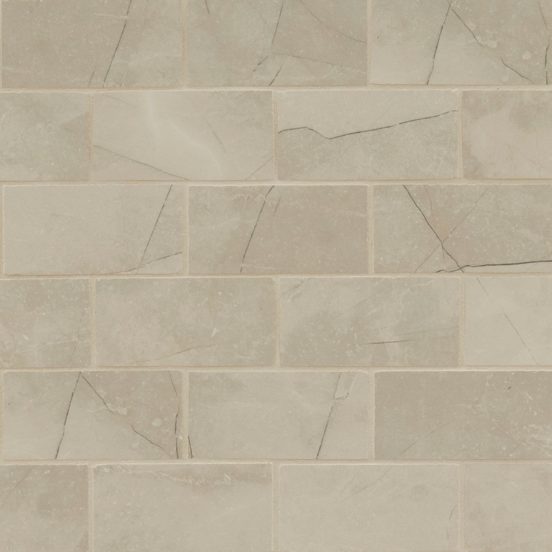 MSI Sande Porcelain Mosaics - Cream 2x4 Polished