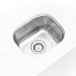 MSI 18-gauge compact bar and prep sink installed in a countertop
