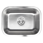 MSI 18-Gauge Stainless Steel Single-Bowl Undermount Kitchen Sink 23" x 18"