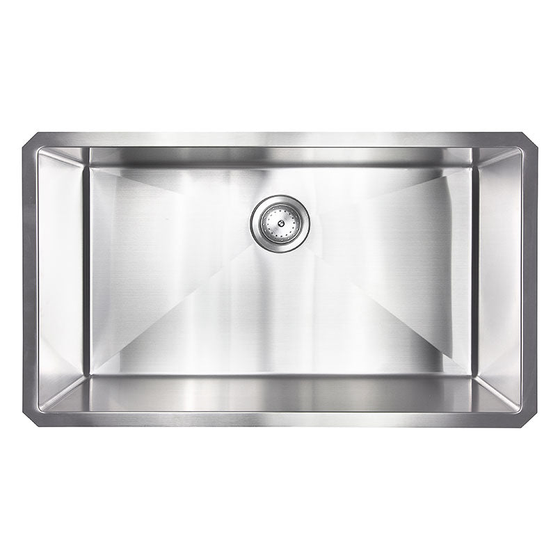 MSI 16-Gauge Stainless Steel Single-Bowl Undermount Kitchen Sink 32 inch