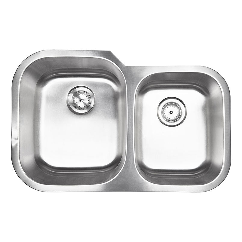 MSI 18-gauge stainless steel 60/40 double-bowl undermount kitchen sink