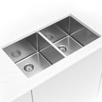 MSI 16-Gauge Stainless Steel Double-Bowl 50/50 Undermount Kitchen Sink - room scene