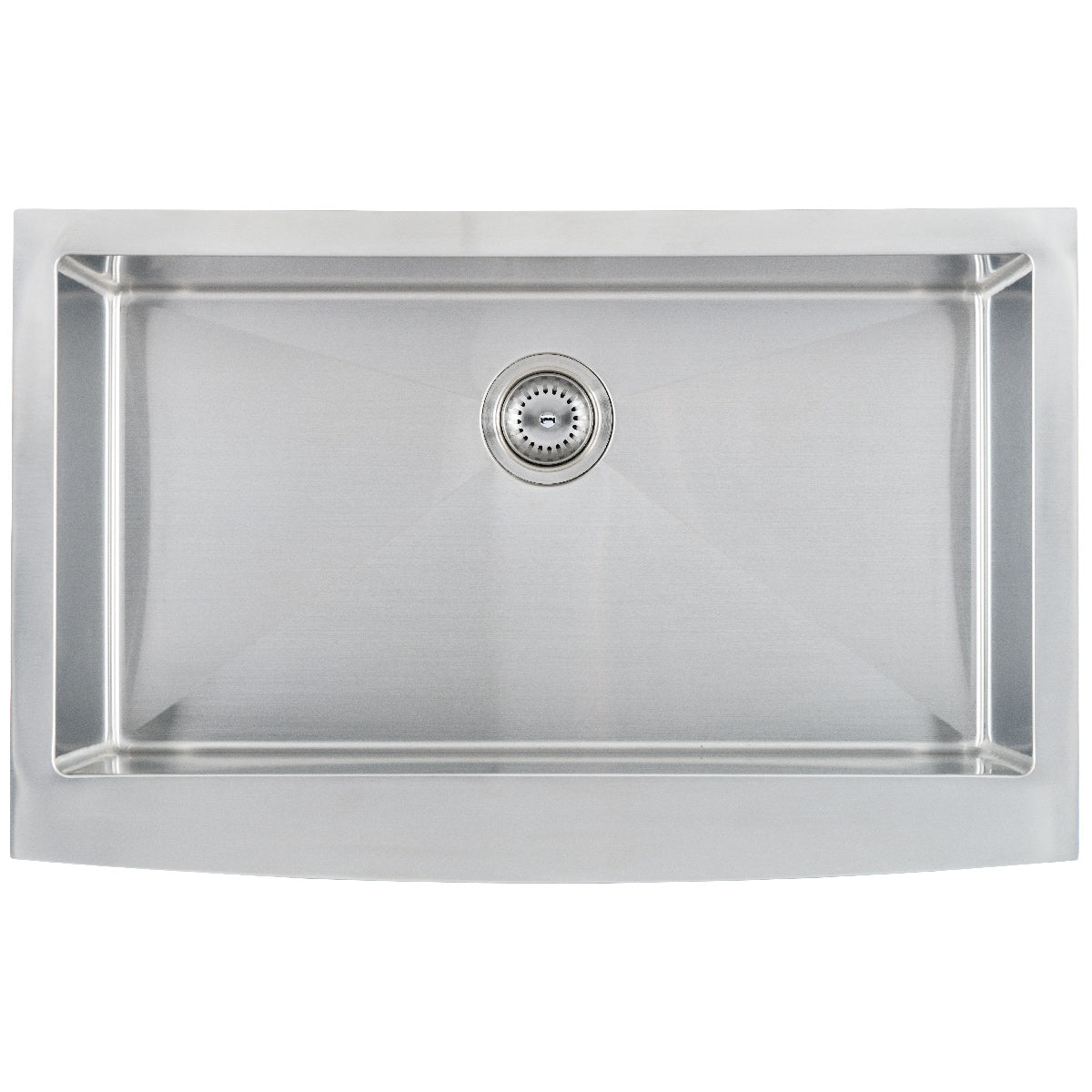 MSI 16-Gauge Stainless Steel Single-Bowl Farmhouse Apron Kitchen Sink 33 inch