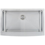 MSI 16-Gauge Stainless Steel Single-Bowl Farmhouse Apron Kitchen Sink 33 inch