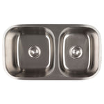 MSI 18-gauge stainless steel double-bowl 60/40 undermount kitchen sink